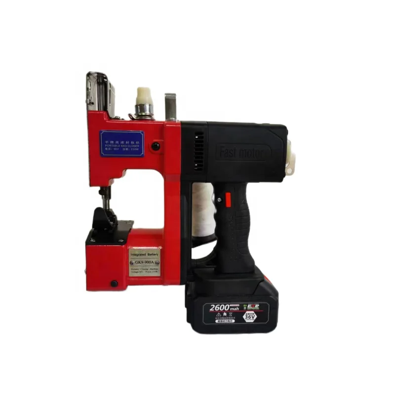 Factory Price Portable  Bag closer Sewing machine with battery GK9-900A