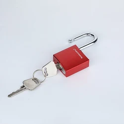 many size Red Aluminum Safety Padlock Loto Products