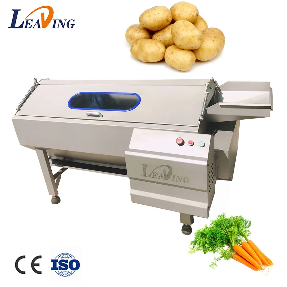 Industrial potato peeler machine price brush peeling machinery vegetables