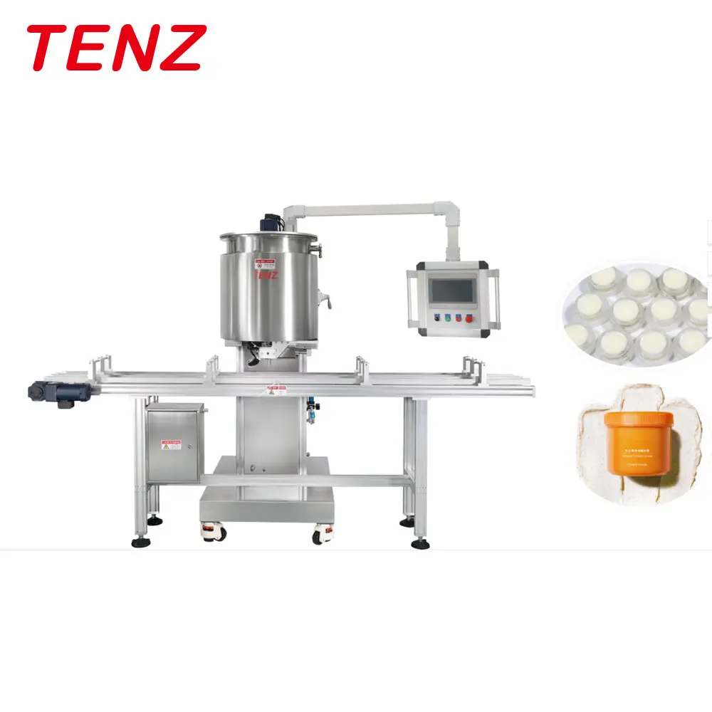 TL-50L-2A TENZ liquid cream vasline filling machine the body shop butter bottle for air freshener hot filling machine