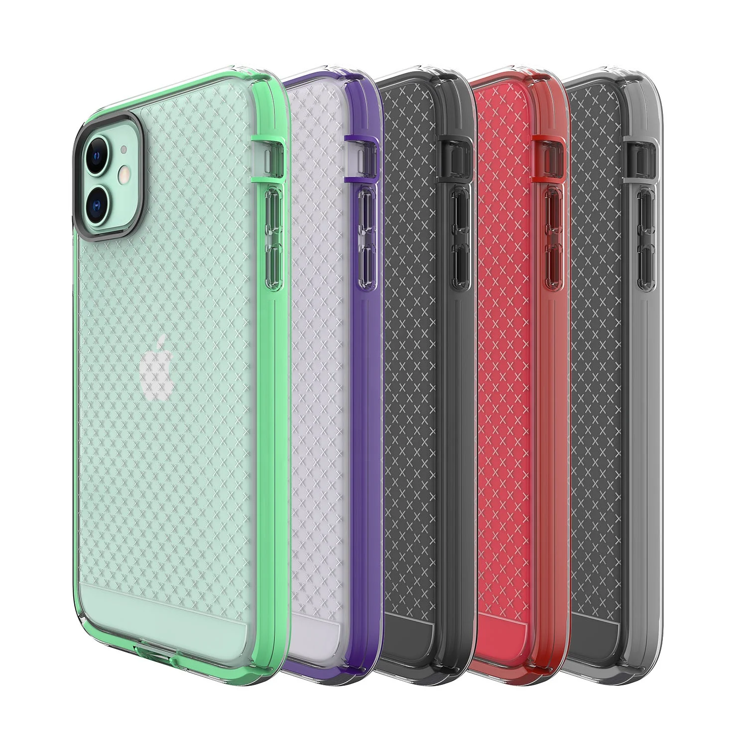 Полная защита ТПУ PC Крест шаблон красочный Бампер телефон чехол для iPhone 11 Pro Max задняя крышка