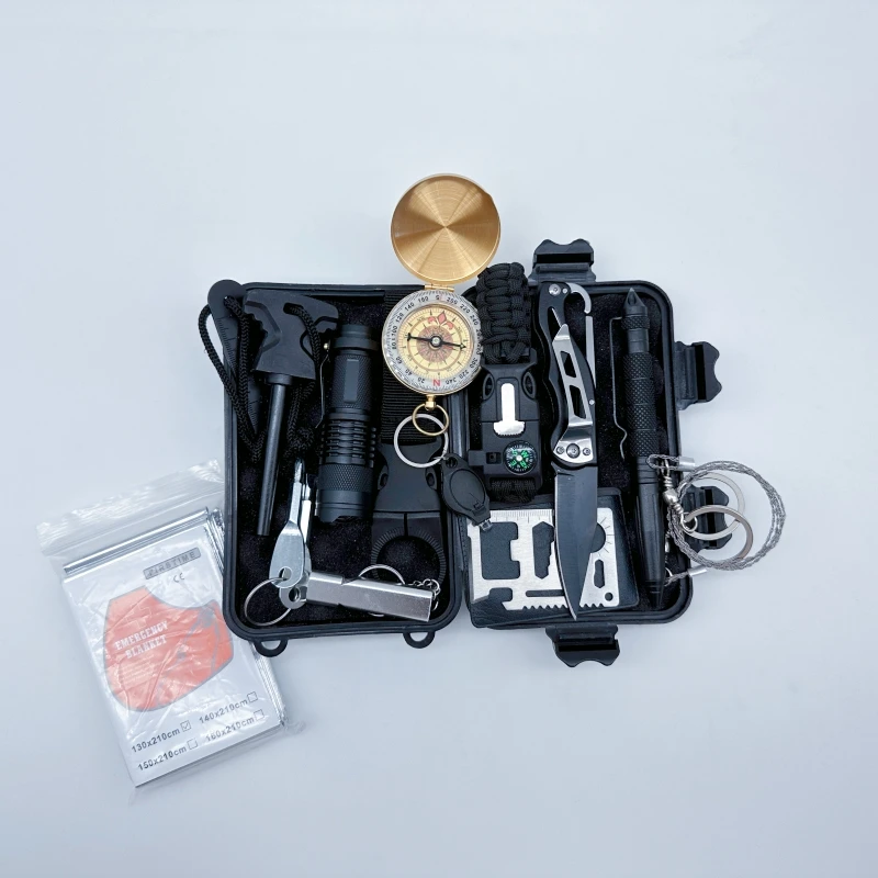 Firstime OEM 18 in 1 emergency multi-function  medical supplies first aid survival kit