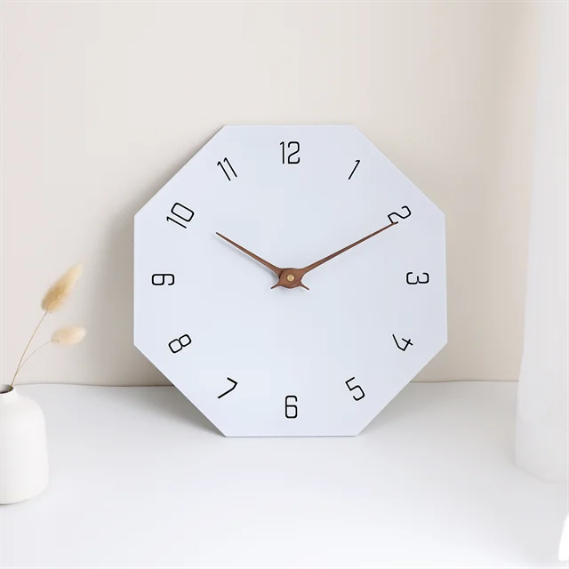 Home Decor Item Mdf Wall Hanging Combination Swing Clock Interior Novelty Custom Cheap Wall Clocks