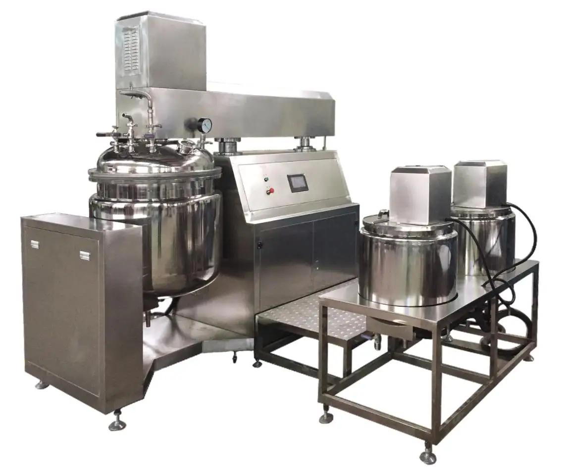 Вакуумный смеситель гомогенизатор косметический вакуумный эмульгирующий миксер моющее средство делая машину