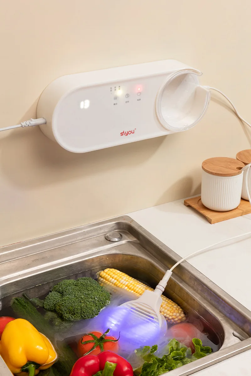 Fruit and vegetable cleaner brush washing machine fruit