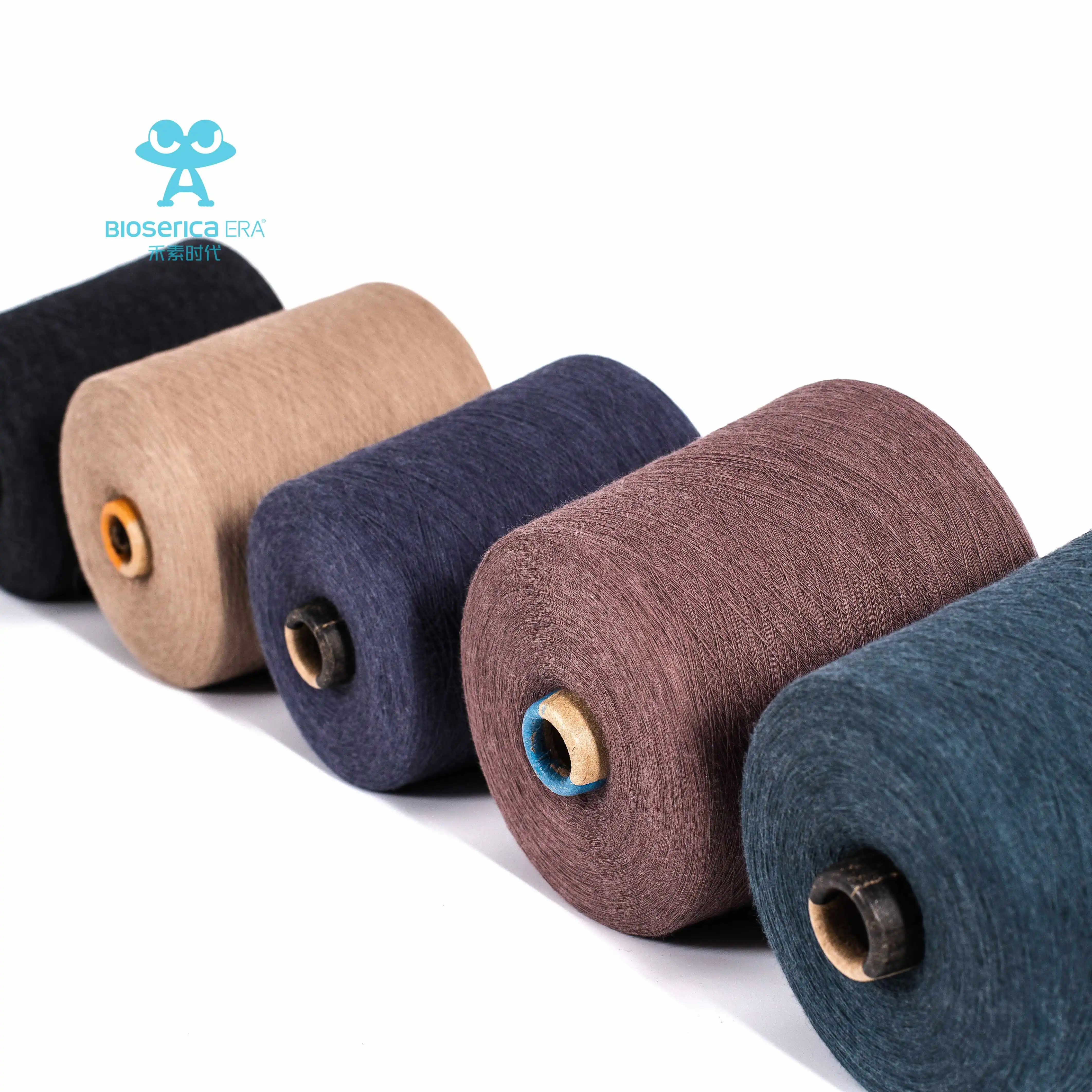 Bioserica Era polyester viscose blended yarn 40% cotton 40% viscose 20% lurex yarn viscose blended yarn anti odor