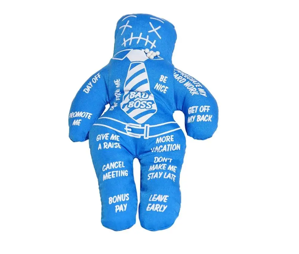 
2020 New Witch Curse doll Bad Boss Voodoo Doll with Six PinsGag Gift Joke for Employees 