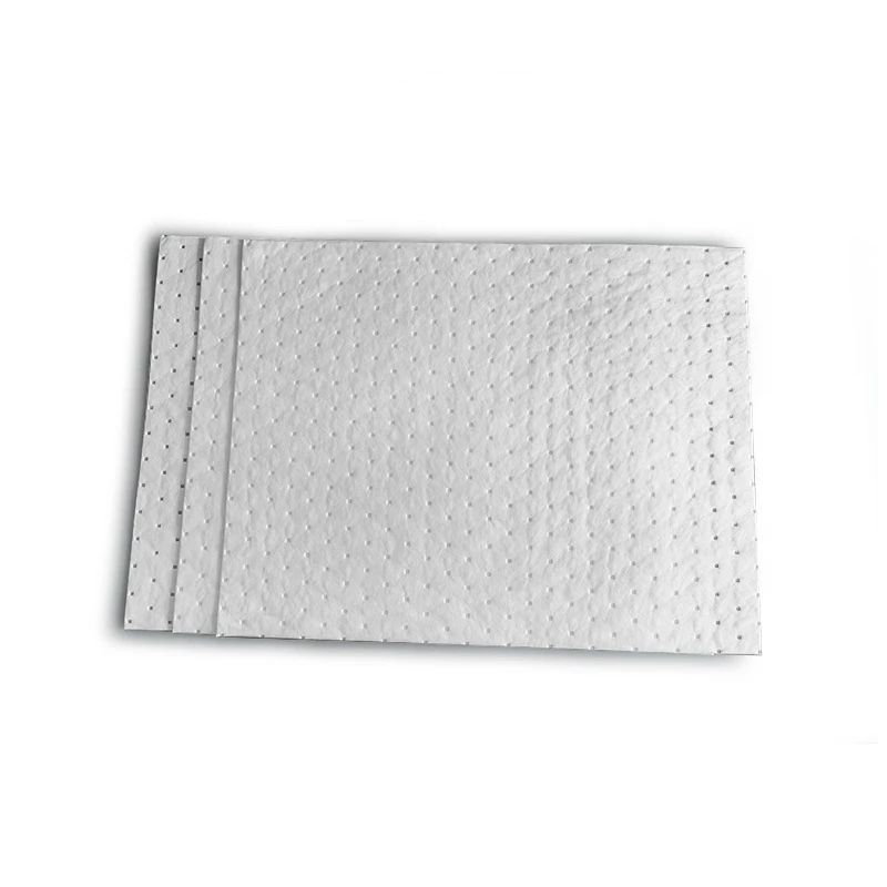Manufacturing Use Pro-environment Pp White Dimpled Oil Spill Absorbent Mats