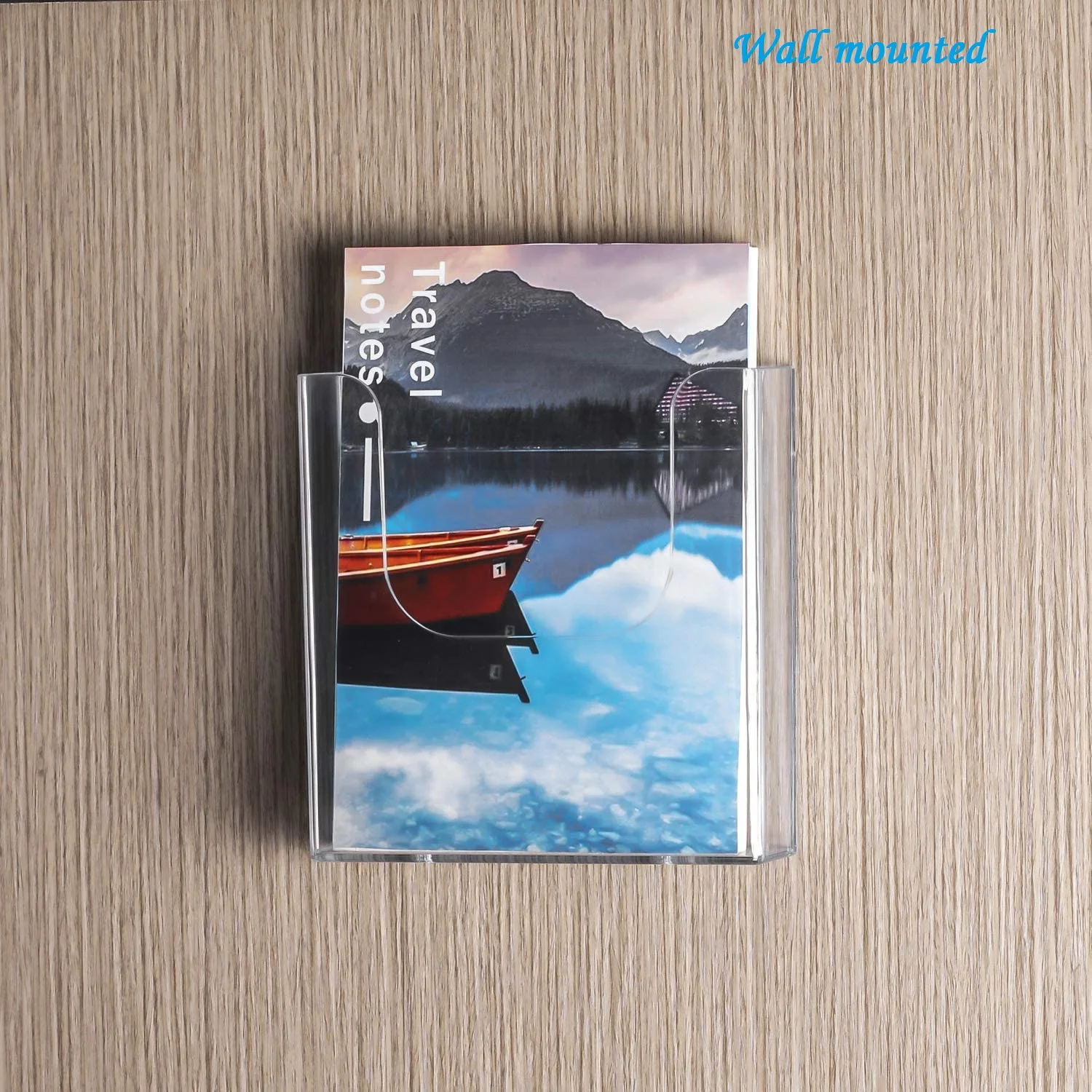 Premium Quality Wall Mounted Display Stand Clear Acrylic Brochure holders for Pamphlets brochures magazines Literature