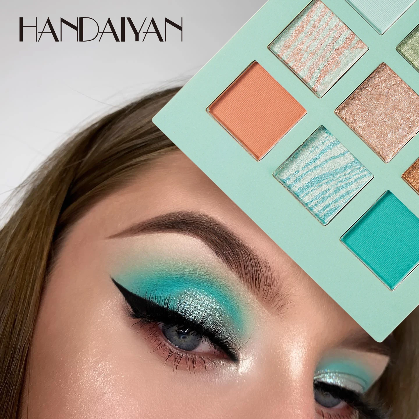 Handaiyan 9 Color Pearly Lustre Matte Eyeshadow Jiugongge Makeup Makeup Plate Mashed Potato Eye Shadow Makeup
