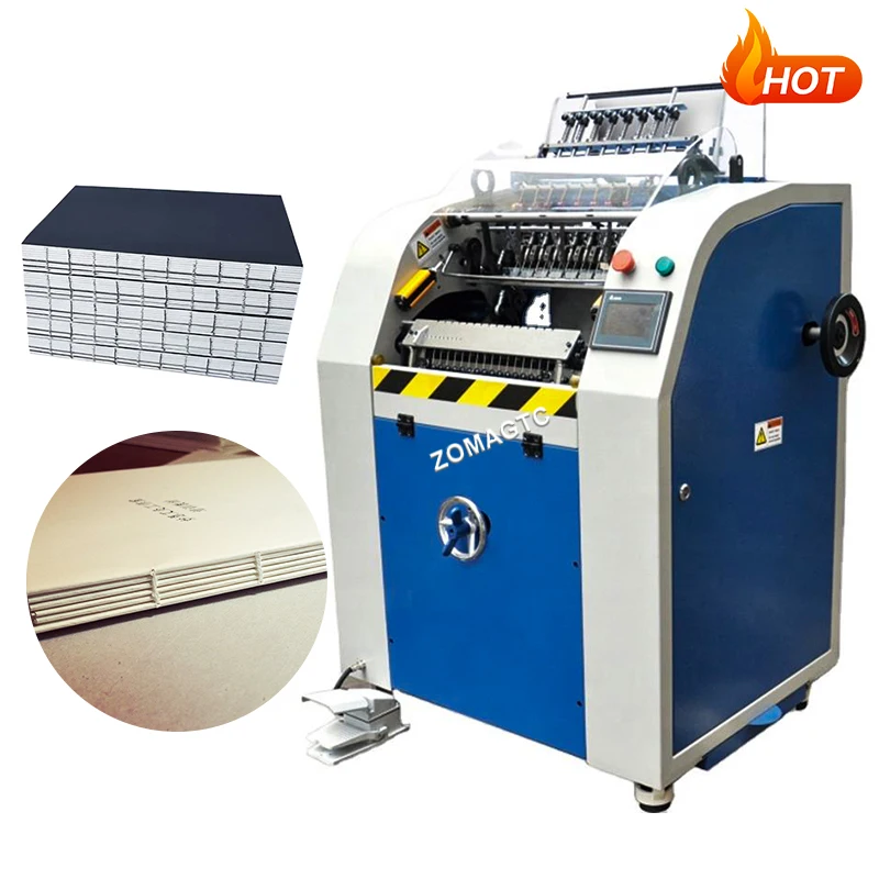 Manual Make Small Note Book Sewing Machine Thread Paper Electric Thread Book Binding Machine For Sale