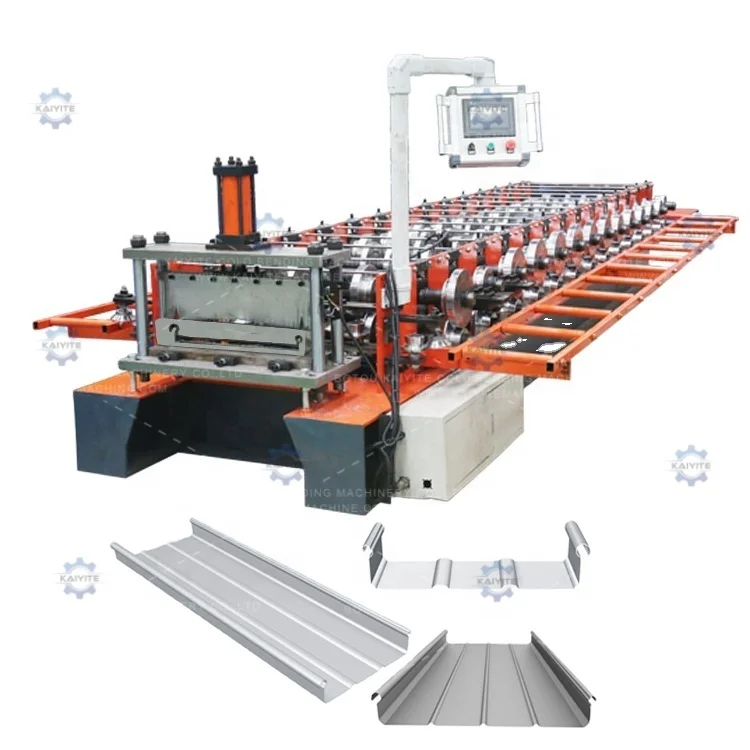 Roof construction three-in-one roll forming machine