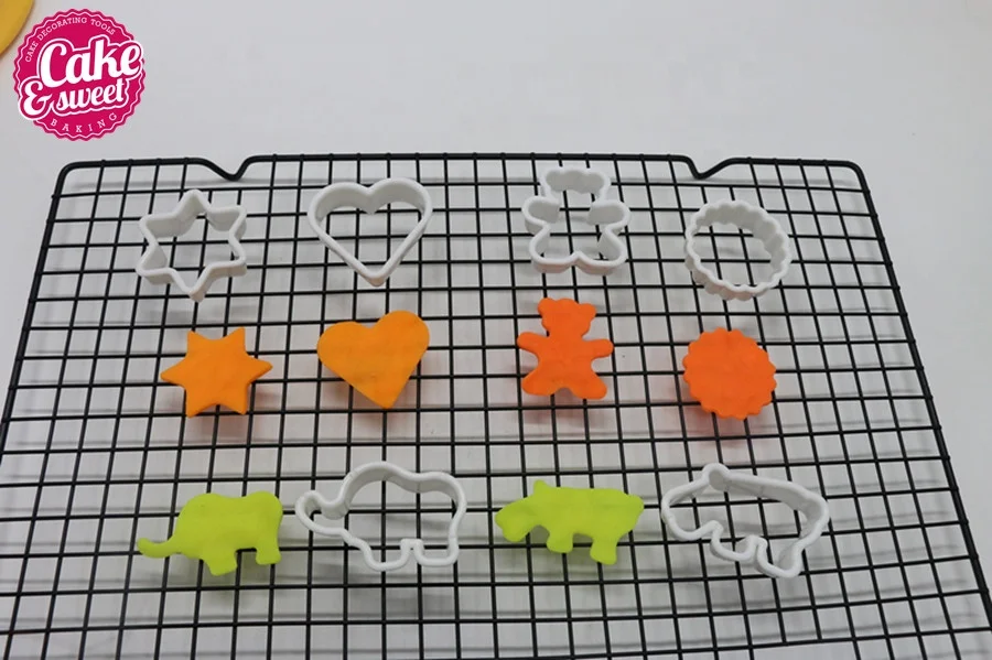 Square Stainless Steel Baking Tray Non-Stick Large Oven Use Decorating Pizza Bread Biscuits Cookies Cake Wire Cooling Rack