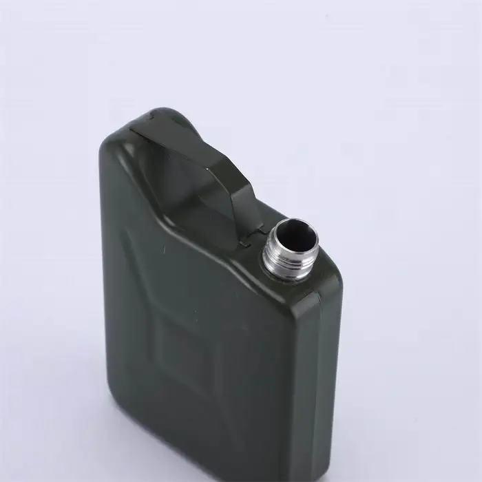 Wholesale/Customized 5oz Petrol Drum Wine Jug 304 Stainless Steel Fuel Can Flask Outdoor Oil Drum Hip Flask