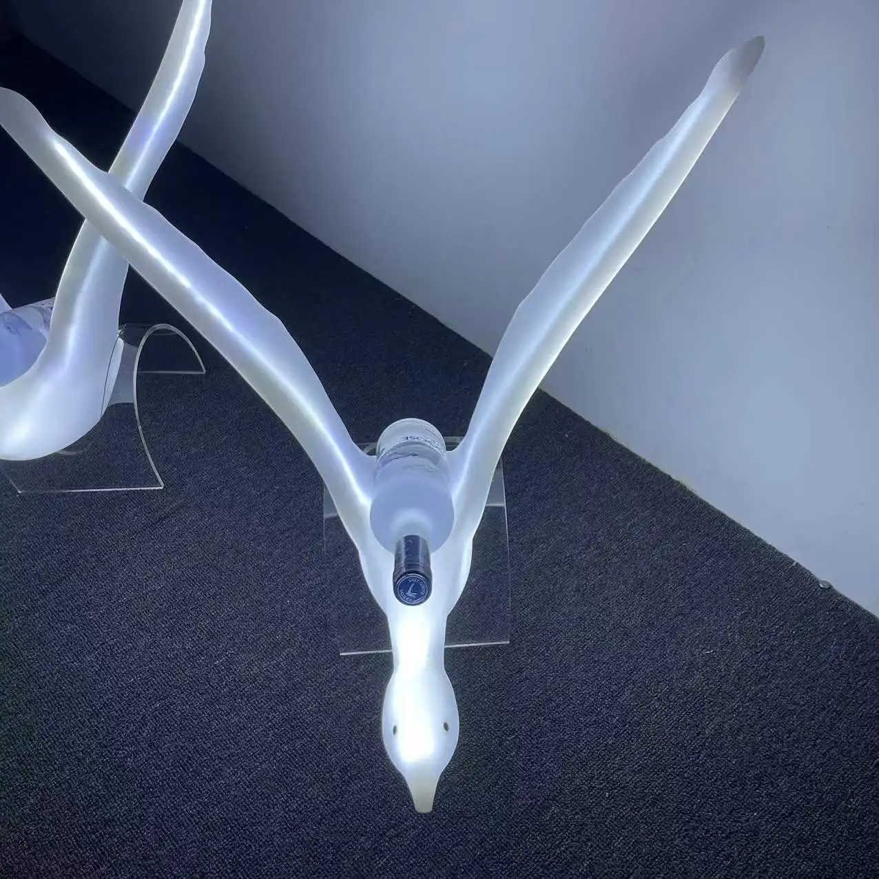 OEM Acrylic Grey goose VODKA VIP glorifier display stand rack light up LED bottle presenter for nightclub bar lounge