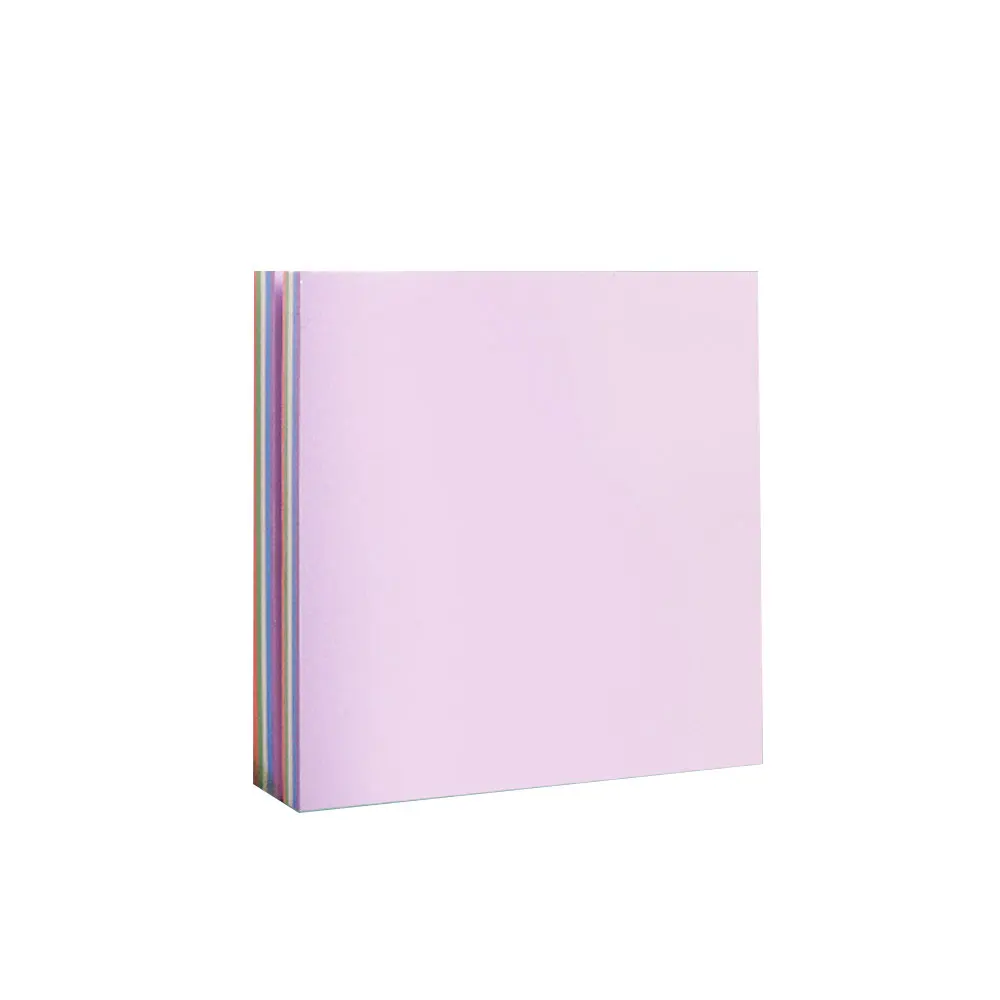 Promotional Stationery Colored 3*3inch Sticky Memo Pads 5 pads 80 Sheets Sticky Notes