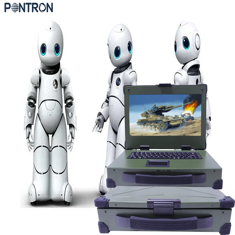 14.1 inch industrial Waterproof Customized Industrial computing workstation Portable Computer all in one pc Rugged Laptop