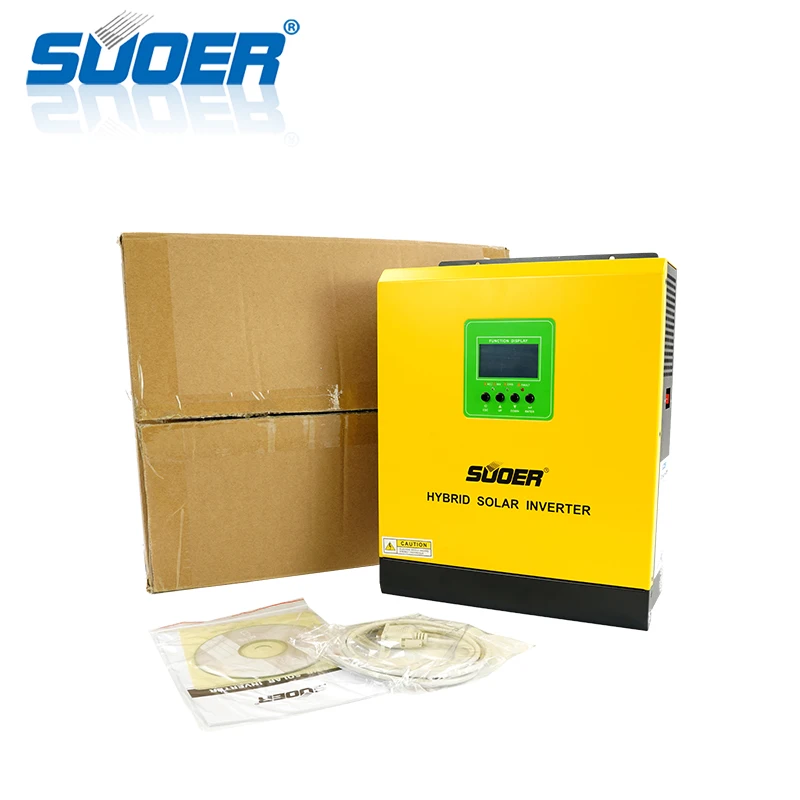 Suoer New SVP-3K-24 off grid solar inverter wholesale 3kva hybrid solar inverter price