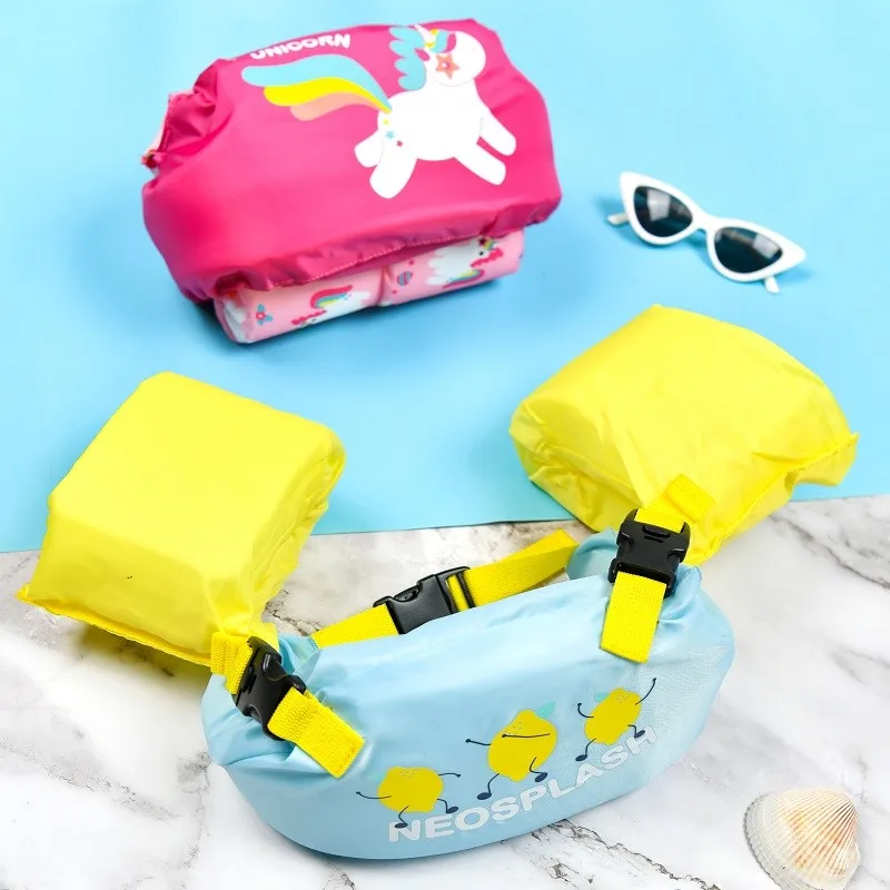 Float Suit Swim Children Kids Printing Life Vest Jacket Arm Circle For Child