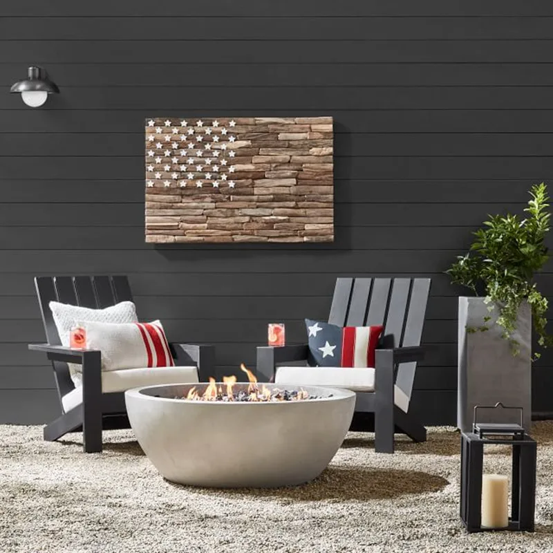 Wholesale Beach garden Patio Balcony Leisure Aluminum Outdoor Furniture Metal Adirondack Chair with Armrest