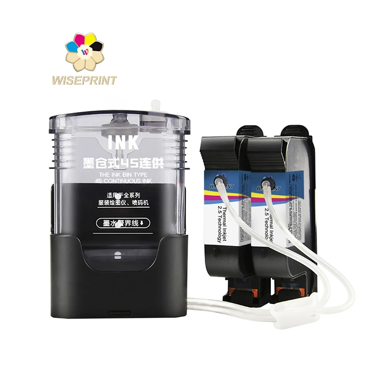 Wiseprint Compatible HP 45a 45 51645a 51645 CISS bulk ink system For Water Ink Plotter Printer