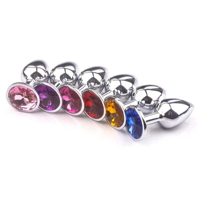 Manufacturer wholesale sex toys metal backcourt anal Plug alternative toys small anal plugs