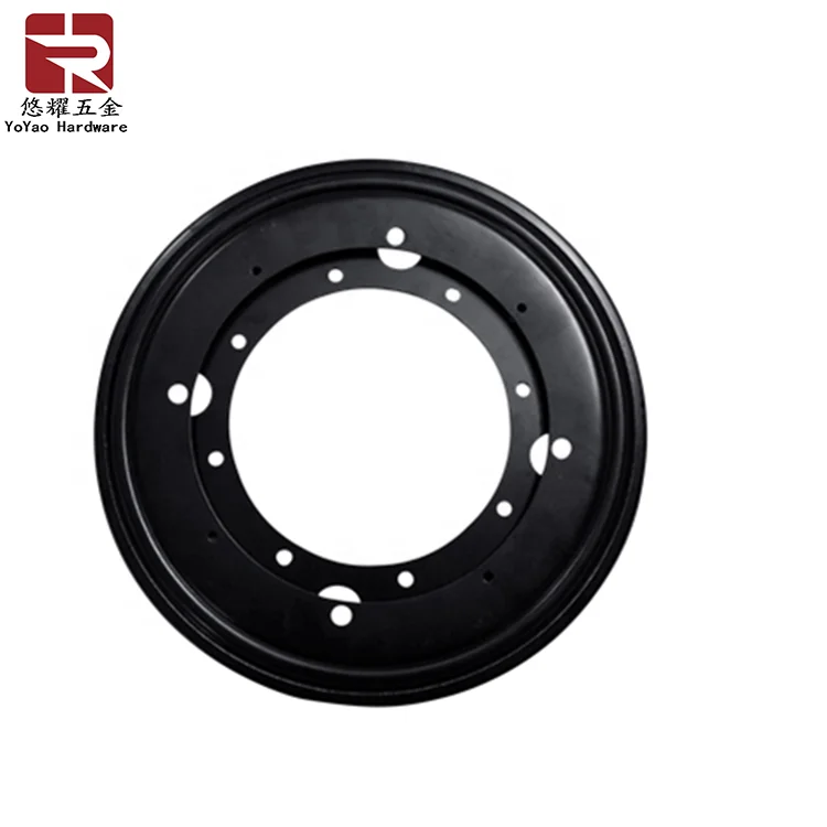 7 inch Zinc Plating Round Shape Iron Turntable Lazy Susan for Glass Dining Table