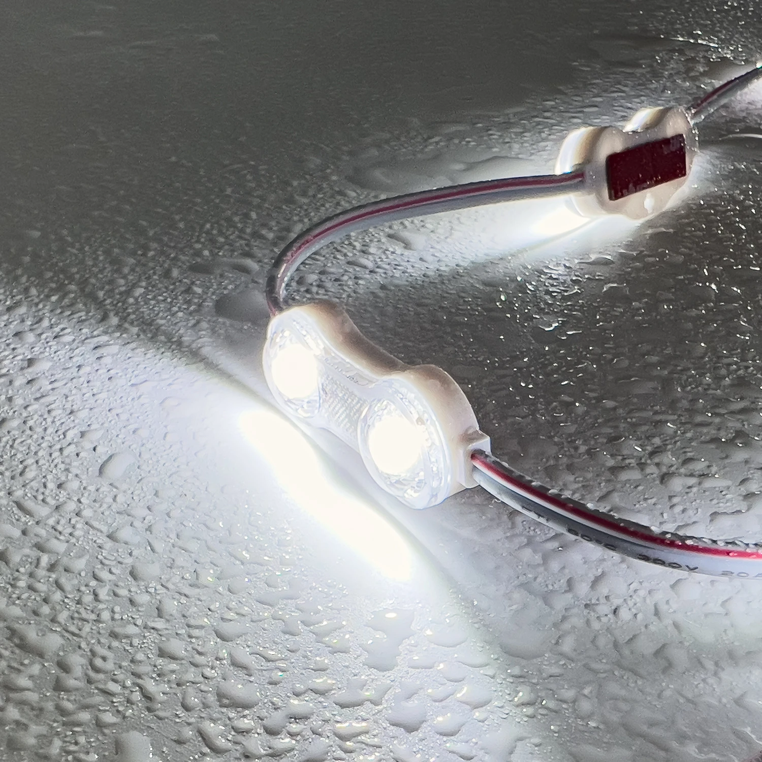 dc12V 5 years warranty two three four leds white 6500k samsung chip smd 2835 lens led modules for signage