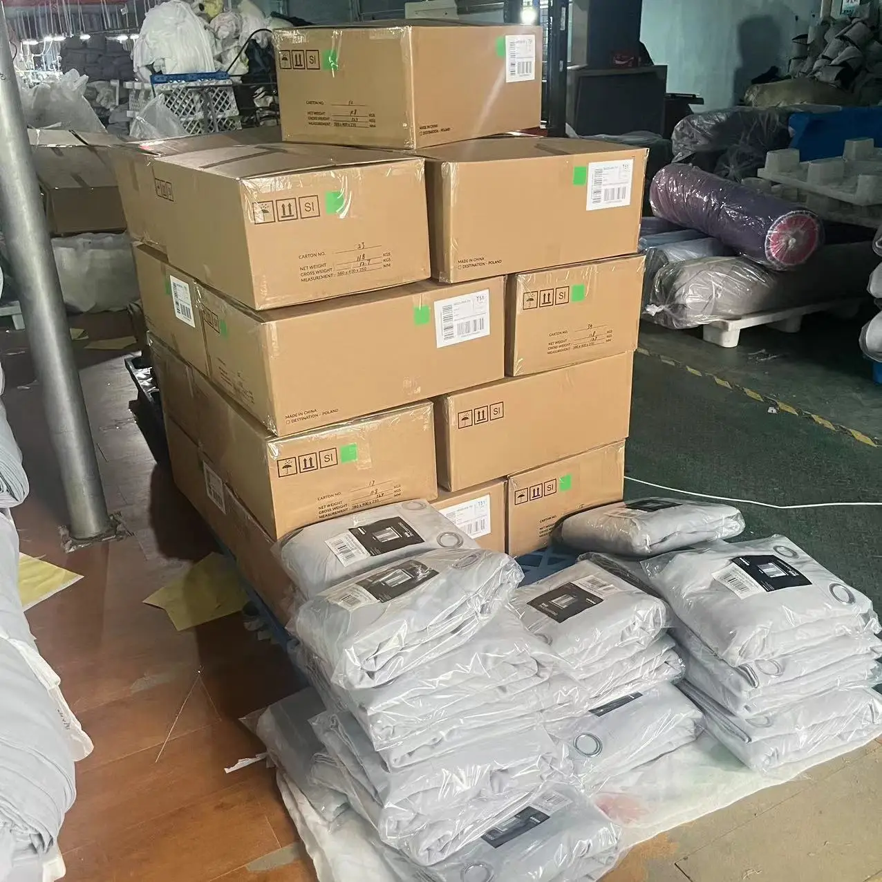 Wholesale European Style Floral Printed Curtains Blackout Fabric Ready-Made Curtain for Living Room Office