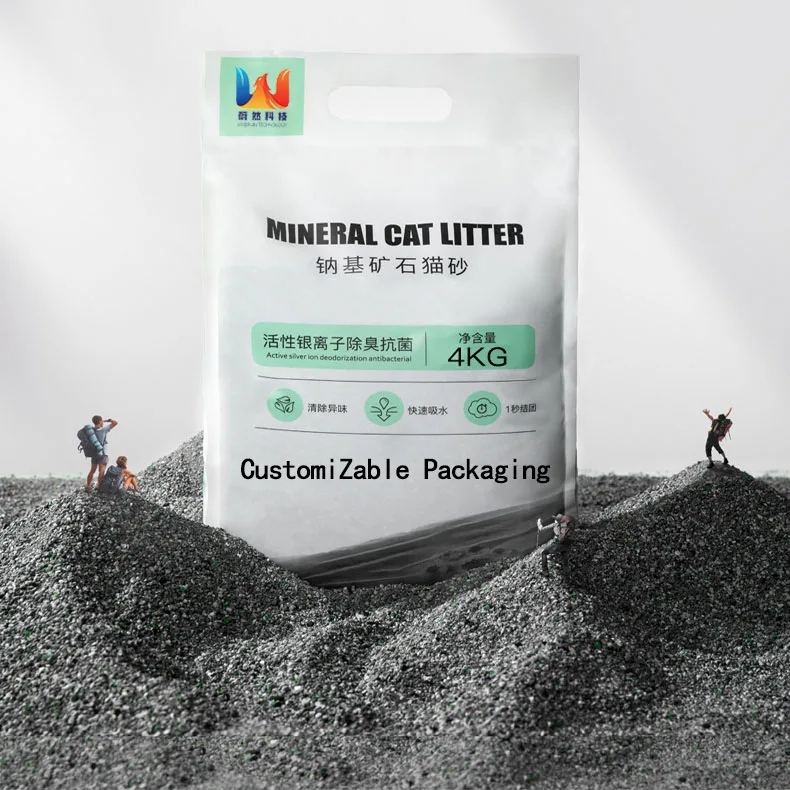 Strong Clumping Crushed Bentonite Cat Litter Dust-Free Ball Shape for Cats