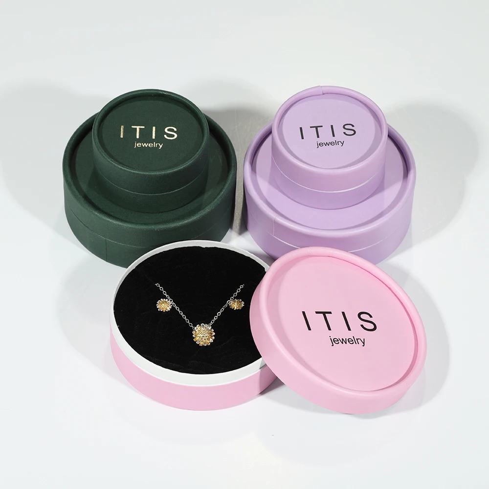 Customized jewelery packaging necklace box packaging jewelry packaging box with logo