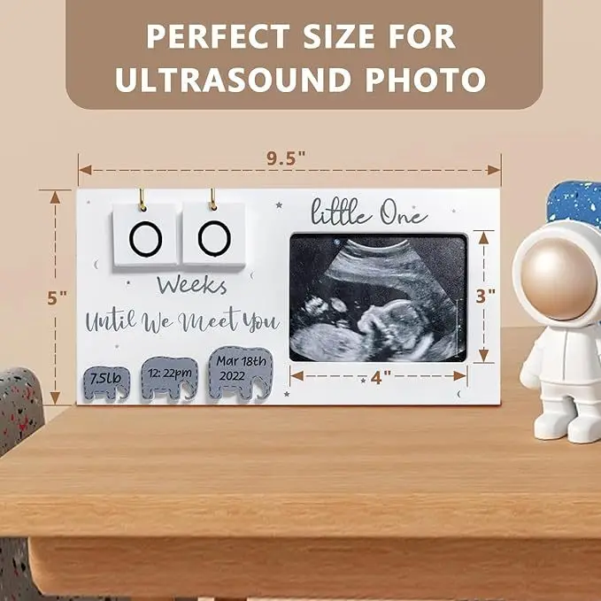 Newborn birth milestone photo commemorative wooden photo frame bedroom decoration photo frame
