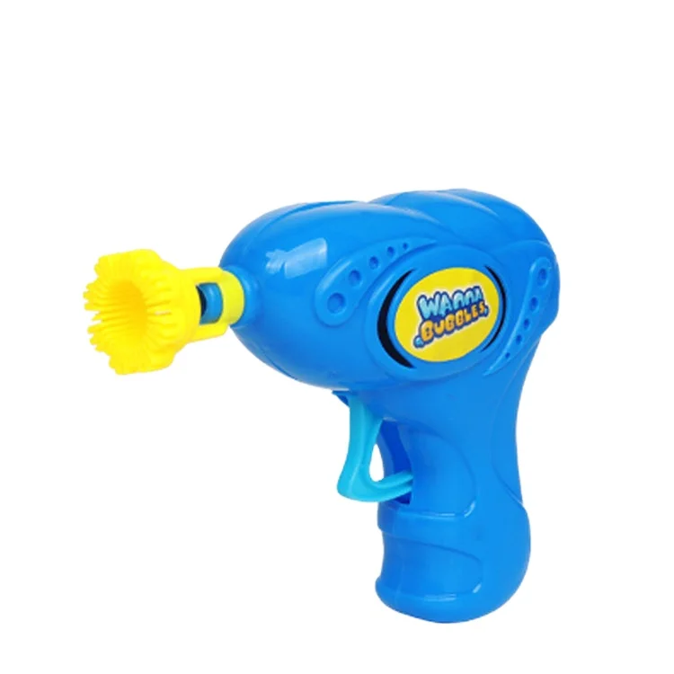 Wholesale kids plastic wind-up friction no batterie bubble guns cheap pistola lanza burbujas