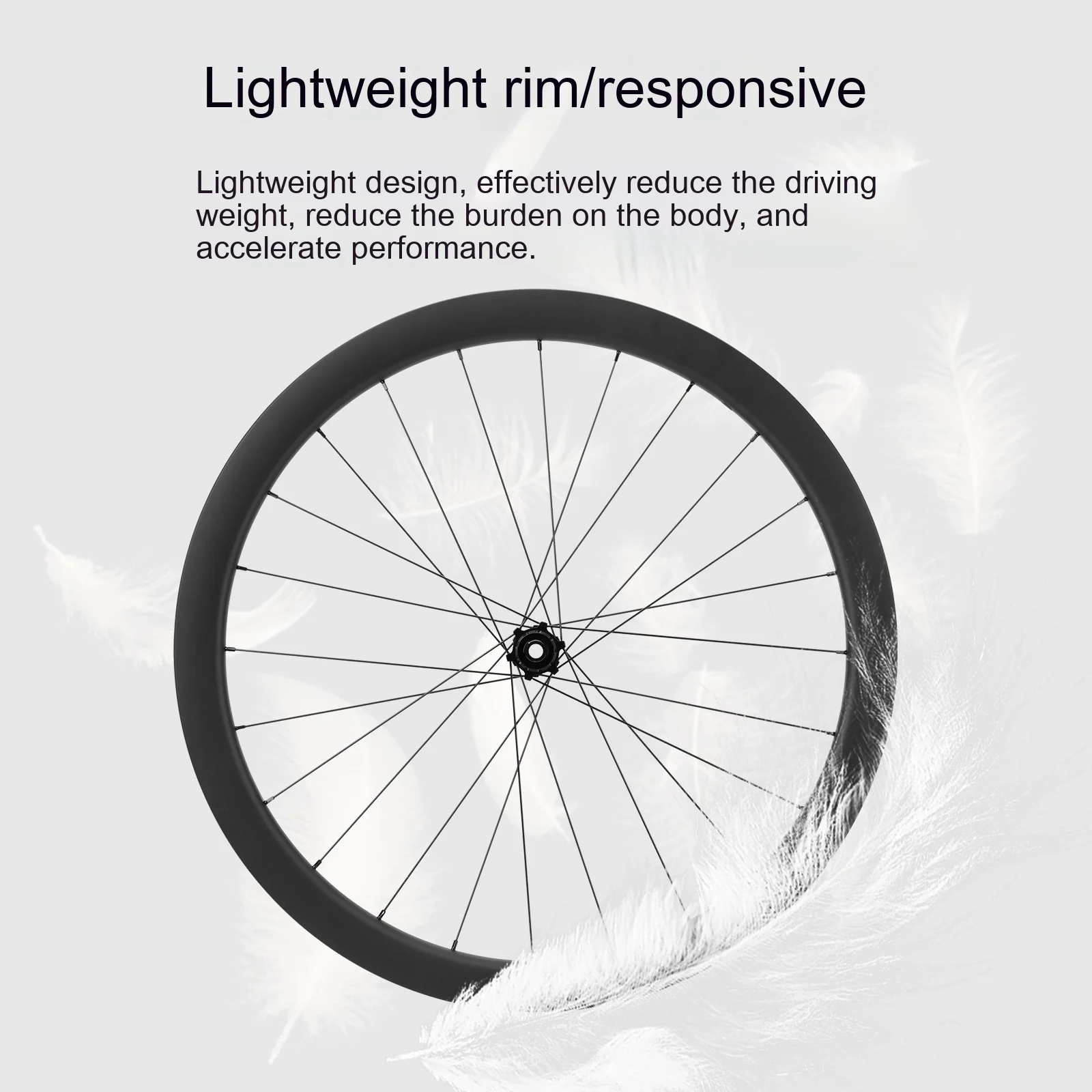 2024 Road Bike Carbon Fiber Tubeless Disc Brake Wheelset 38mm 45mm 50mm Aero Rim 142 Thru Axle 6 Pawls Hub R1 Bicycle Wheel