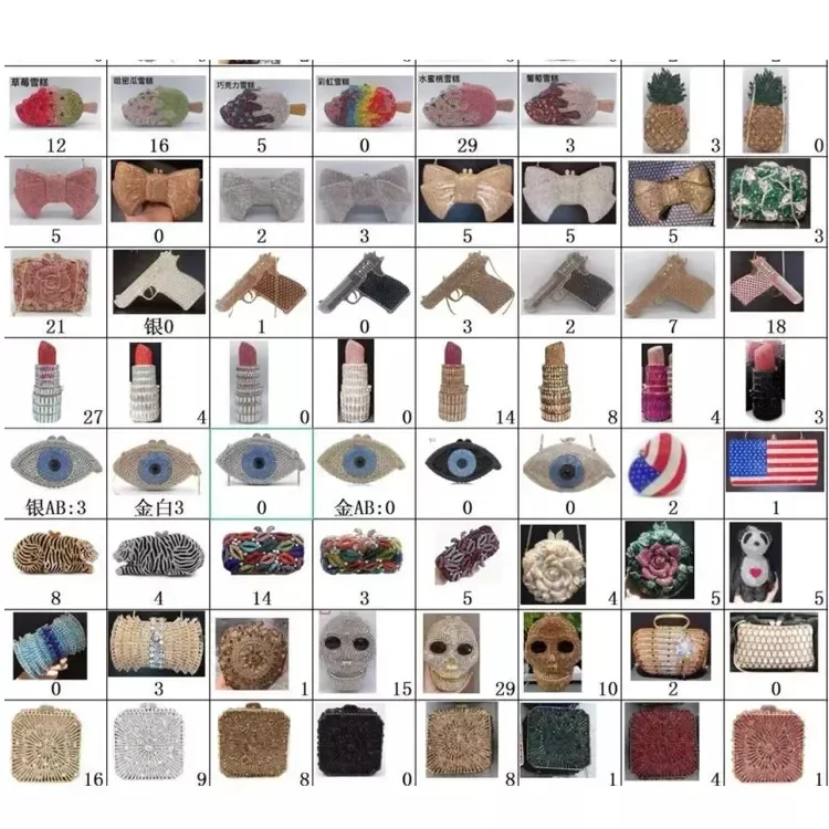 Expensive Crystal Shine Owl Rhinestone Handbags Bling Diamond Chain Bag Party Money Purse Luxury Clutch Bag