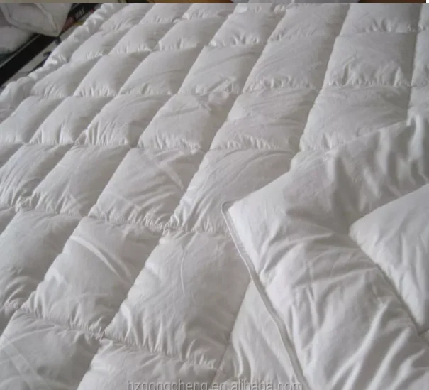 100% капок заполнения одеяло 350gsm наполнитель ткань 100% хлопок двойной строчкой