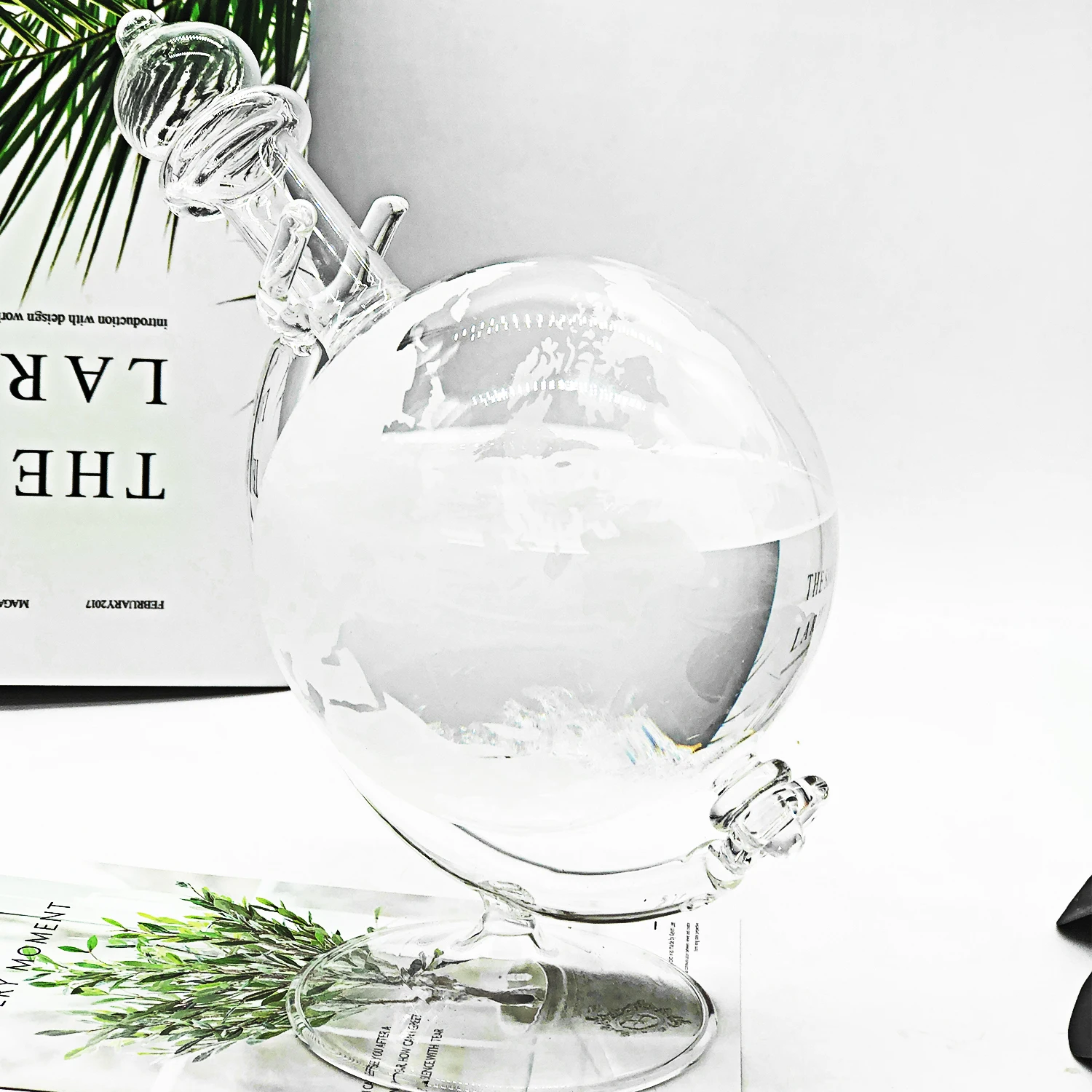 Бутылочка для прогноза погоды в форме теллуриона со стеклянным держателем