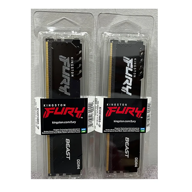 Kings ton FURY Beast DDR4 RGB Memory ram XMP Rizen Kit of 2 4 4GB 8GB 16GB 32GB 64GB 128GB 4x32GB 4x16GB
