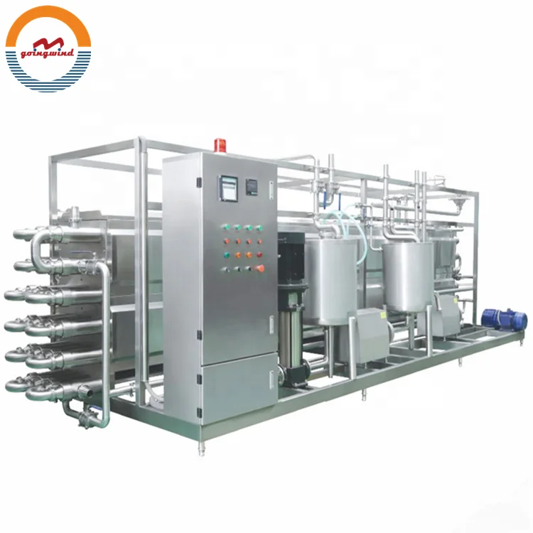 Automatic milk pasteurizer and homogenizer milk uht tube instant sterilizer homogenization production machine price for sale