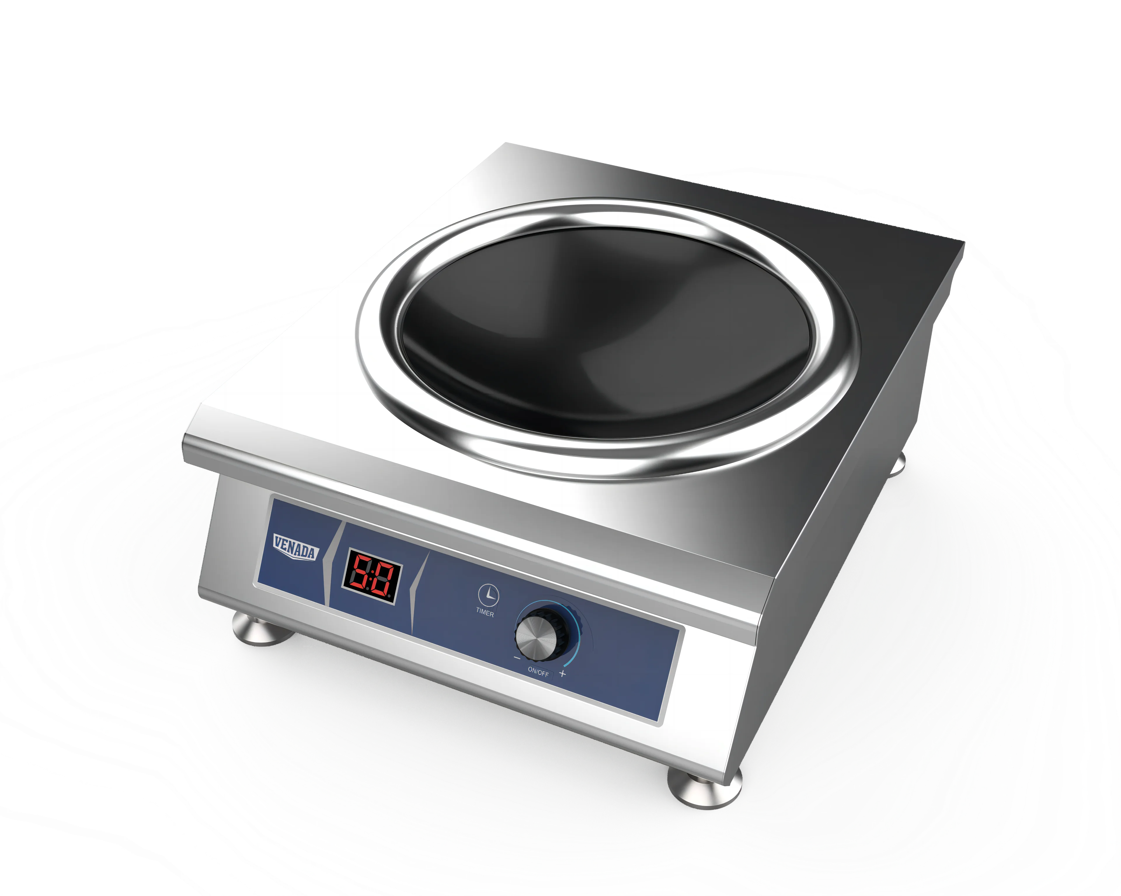 Оптовая продажа Автономная промышленная индукционная варочная панель 3500 Вт керамическая вогнутая плита электрическая