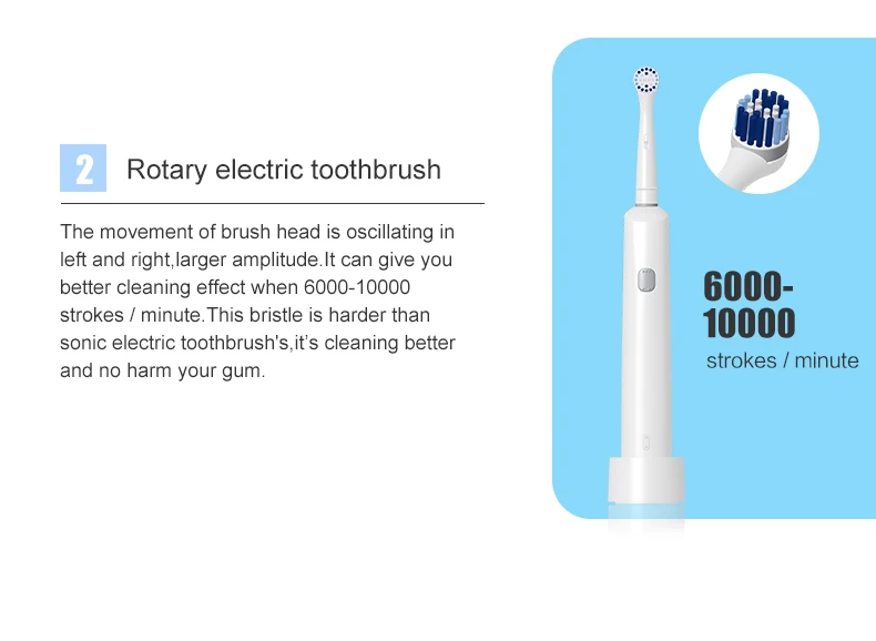 Kids Electric Toothbrushes Small 360 Sonic Electric Toothbrush for Children
