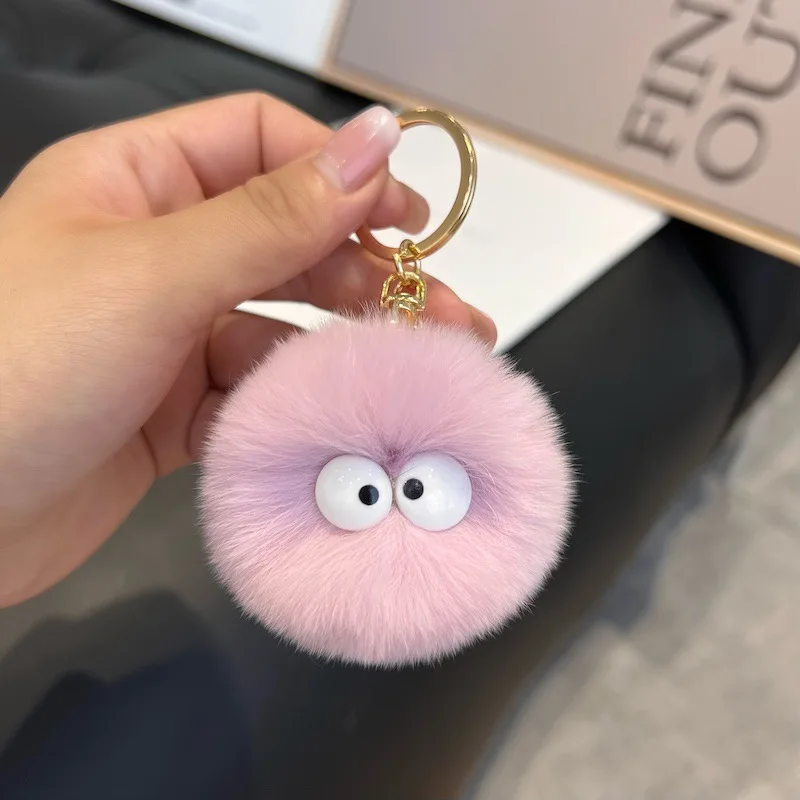 Plush Cat Keychain Cartoon Doll Toy Pendant Keyring For Women Girls Bag Ornament Car Key Chain Children Gifts Accessories