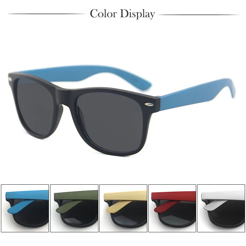 Wholesale Promotion PC Custom Logo Lenses Sun Glasses Hot Sale Black UV400 Fashion Sunglasses