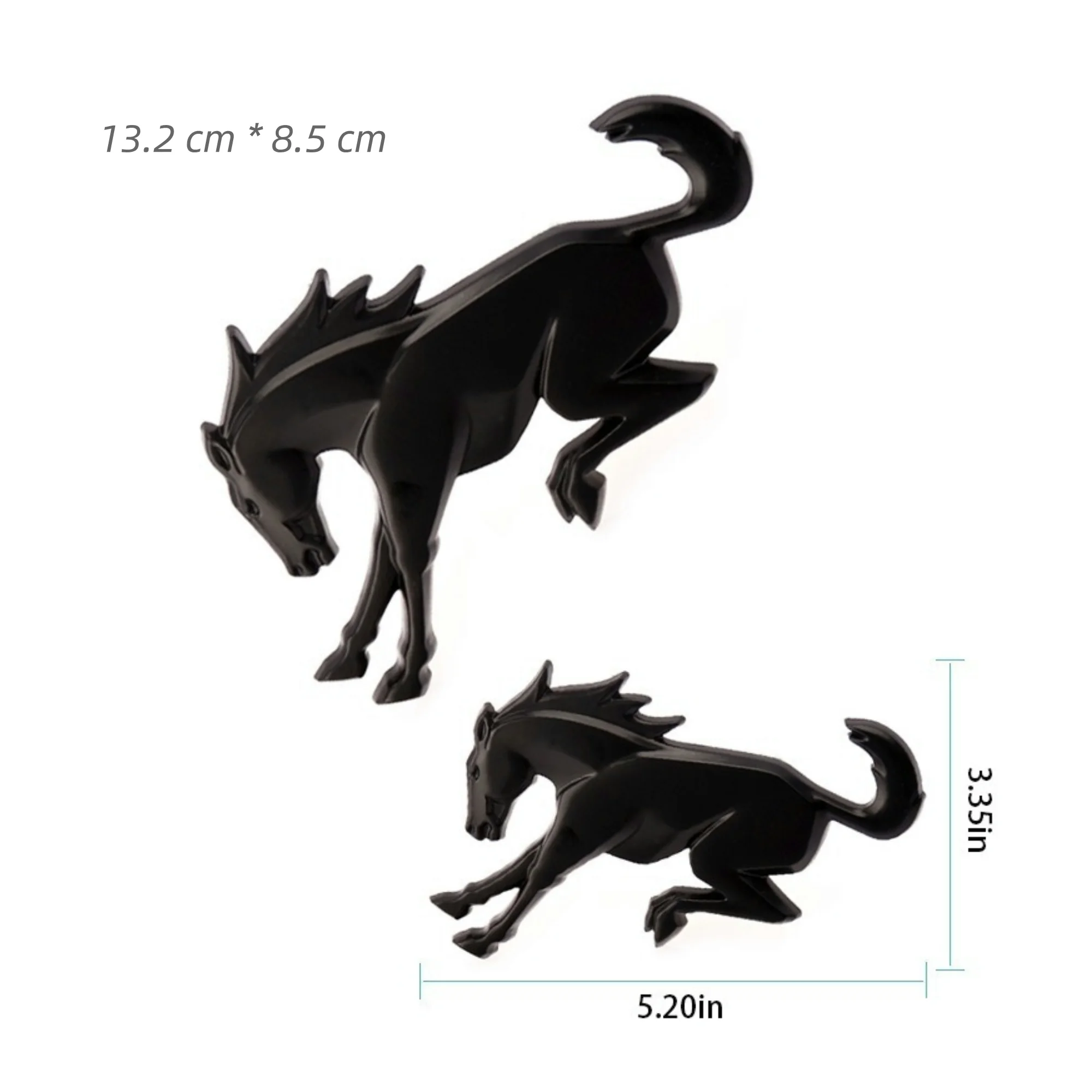 3D Emblem Decals Stickers Vinyl Rear Emblem Black ABS Tailgate Compatible with Ford Bronco Sport Accessories 2020+