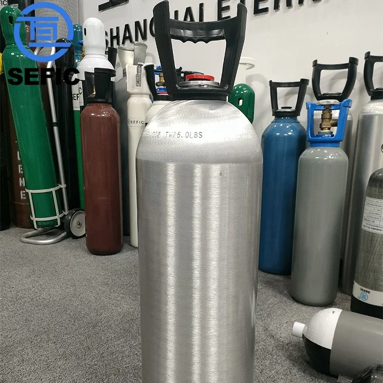 Professional Dot Standard Co2 Gas Cylinder Valve 5lbs 8.9lbs 15lbs 20lbs Tuv Tped for North America Market