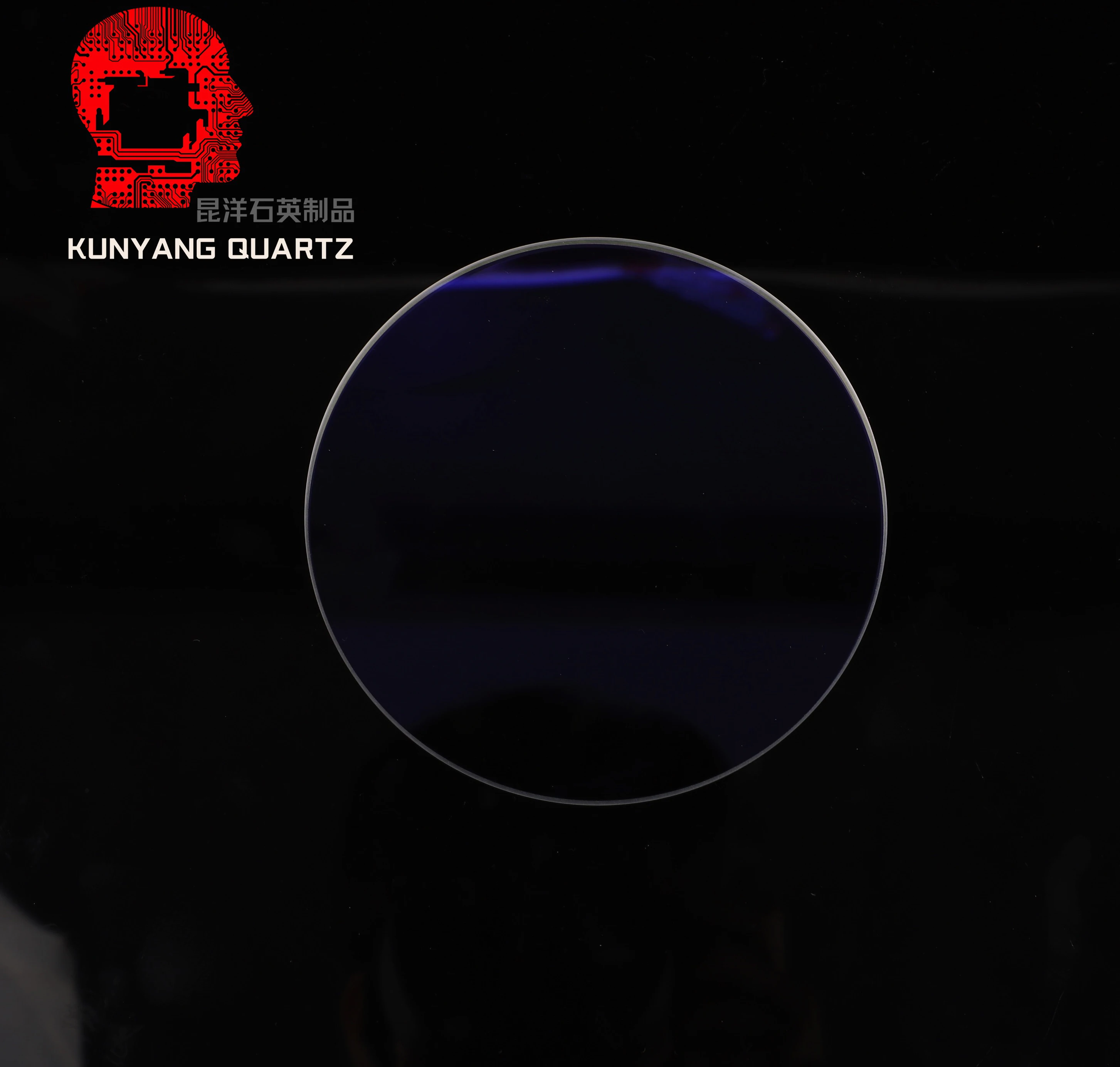 Плавленый силикагель с высоким коэффициентом пропускания прозрачная УФ кварцевая стеклянная пластина для лампы