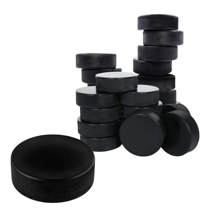 Wholesale Outlet Hight Quality Strong Reliable Lacrosse Balls Custom Logo or Blank Solid Wear Rubber Ice Hocksey Pucks