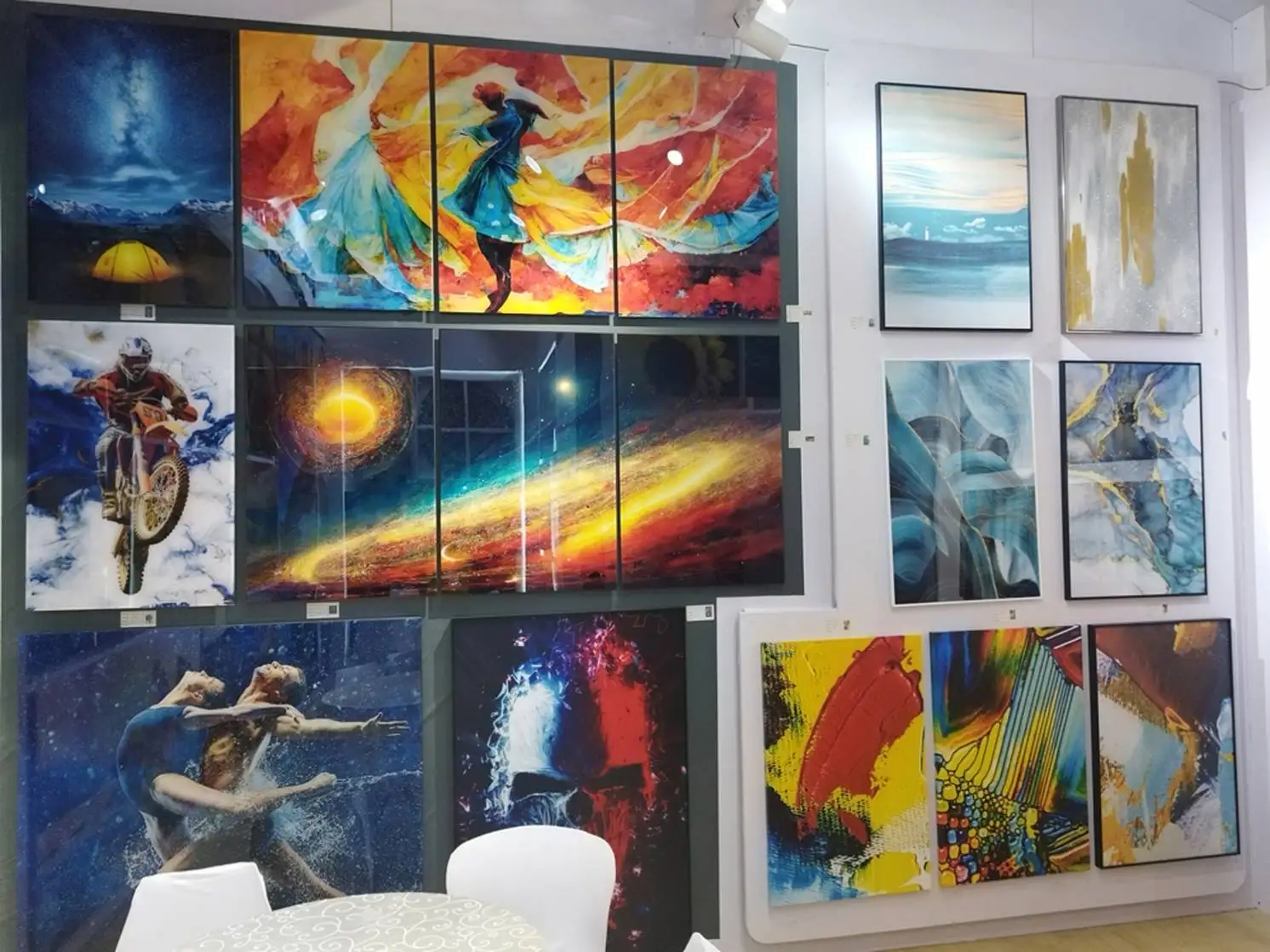 Custom Figure Portrait wall art Black african American woman Crystal Porcelain Painting with Aluminum Frame for home decor