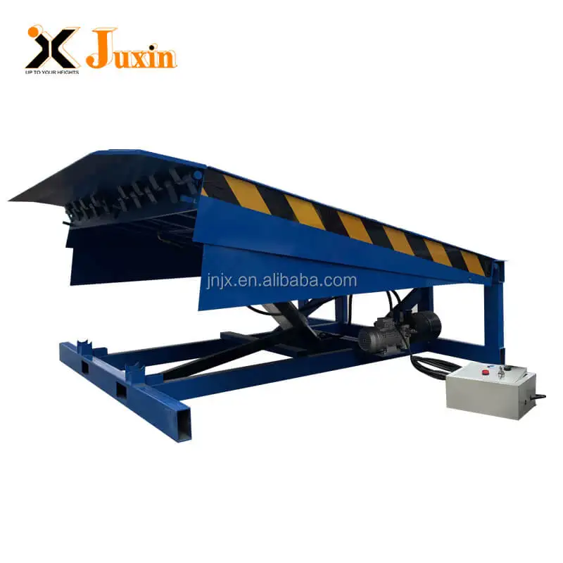 8000kg Load Capacity Stationary Dock Leveler/Container Forklift Loading Ramp Used for Loading and Unloading