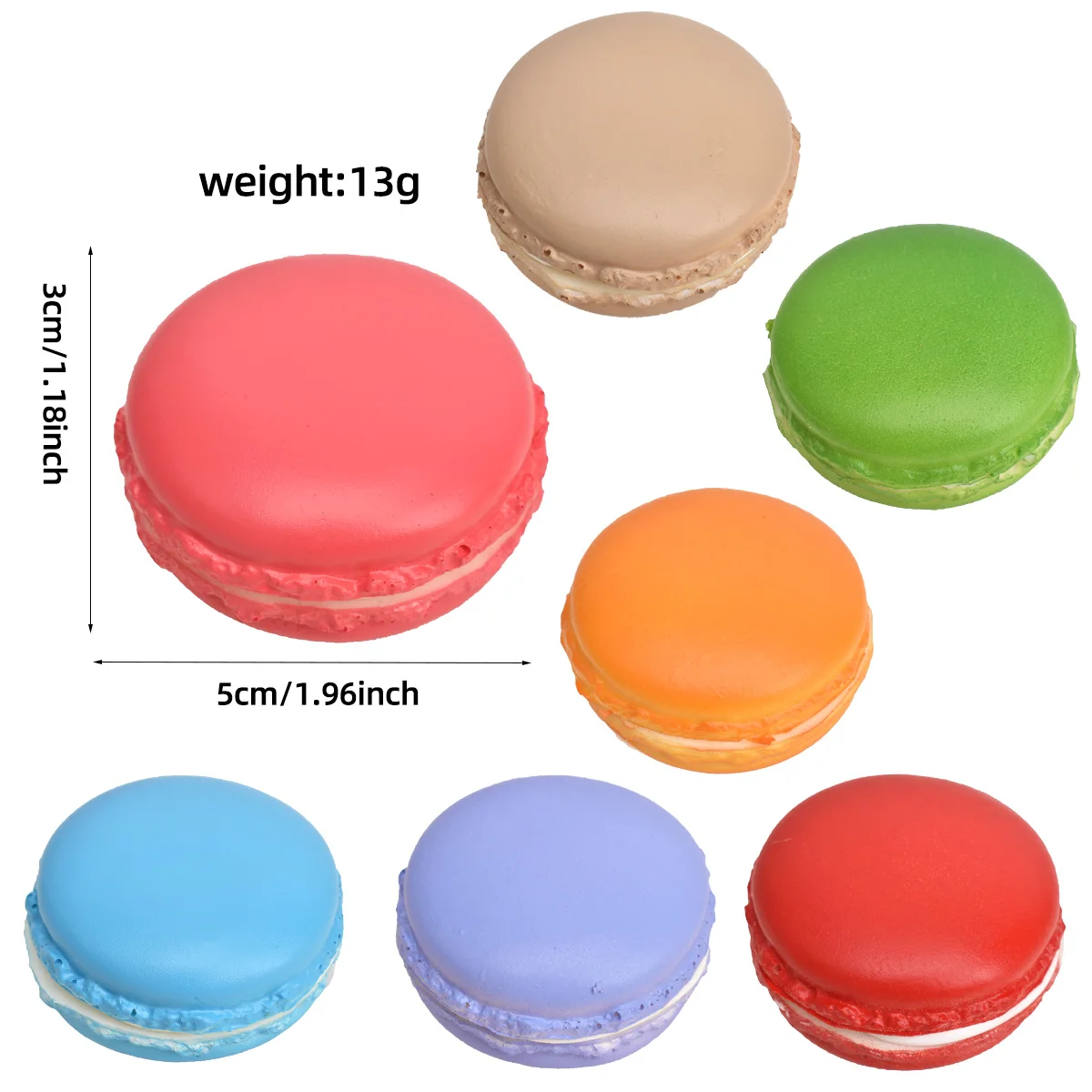 Artificial Macarons Fake Macaron Simulation Macaron Cake Realistic Artificial Dessert Toy for Home Kitchen Display Decoration